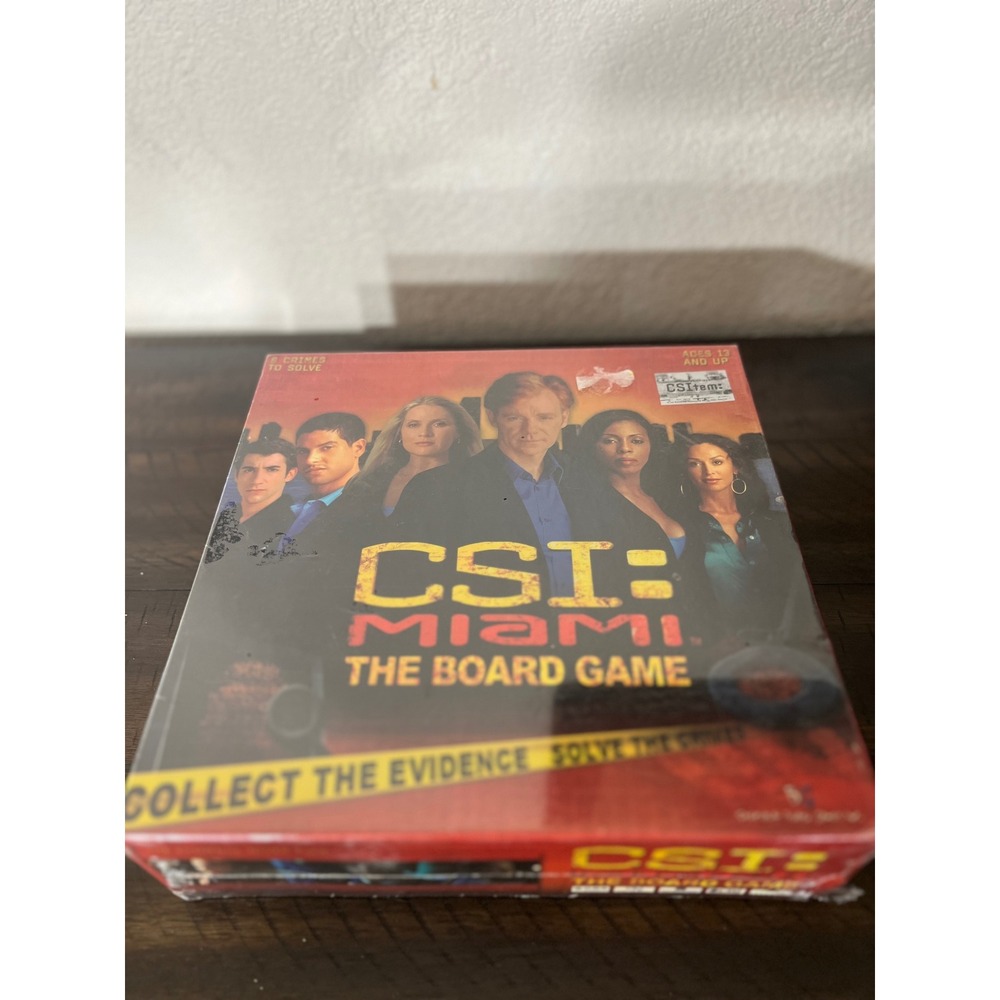 CSI Miami The Board Game Specialty Board Games 2005 New Sealed 3110